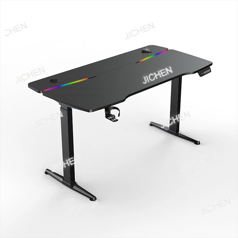 Desk Ergonomics Smart Custom Computer Desk Black Mechanical Electric Adjustable Computer Game Table
