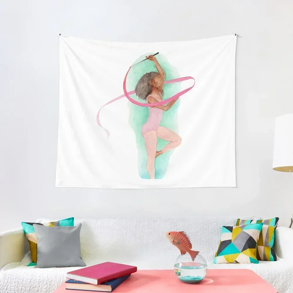 

Ballerina/Gymnast Girl Tapestry Wall Decor Room Decorating Aesthetic Tapestry