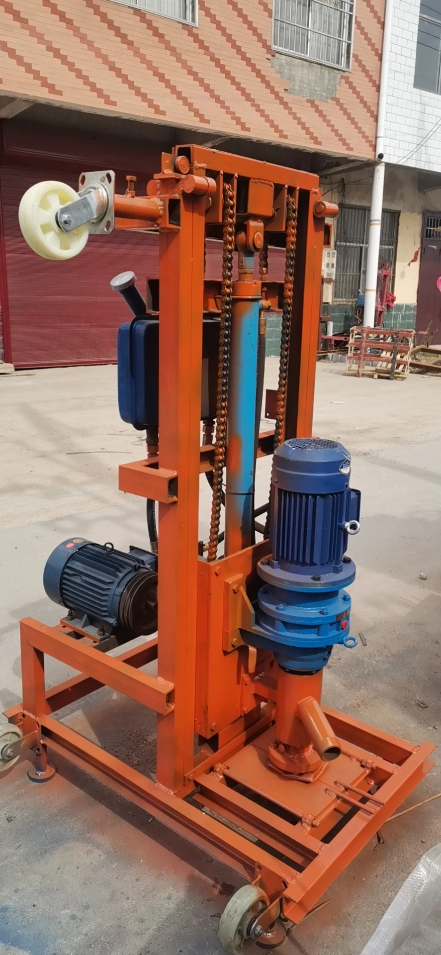 맞춤형 100m 심층 전기 소형 수중 시추기, 소형 전기 유압식 리프팅 수중 시추기