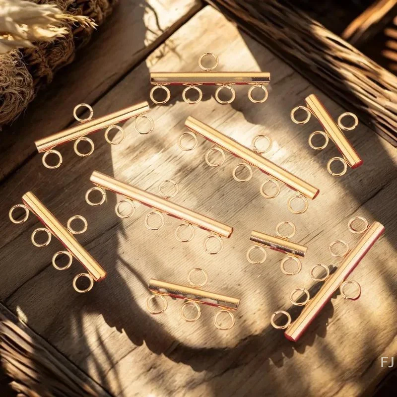 

[YU] 10 шт., многослойная застежка из нержавеющей стали, разъем «сделай сам», ювелирный браслет, ожерелье, многослойная застежка для ювелирного разъема, подвеска, оптом