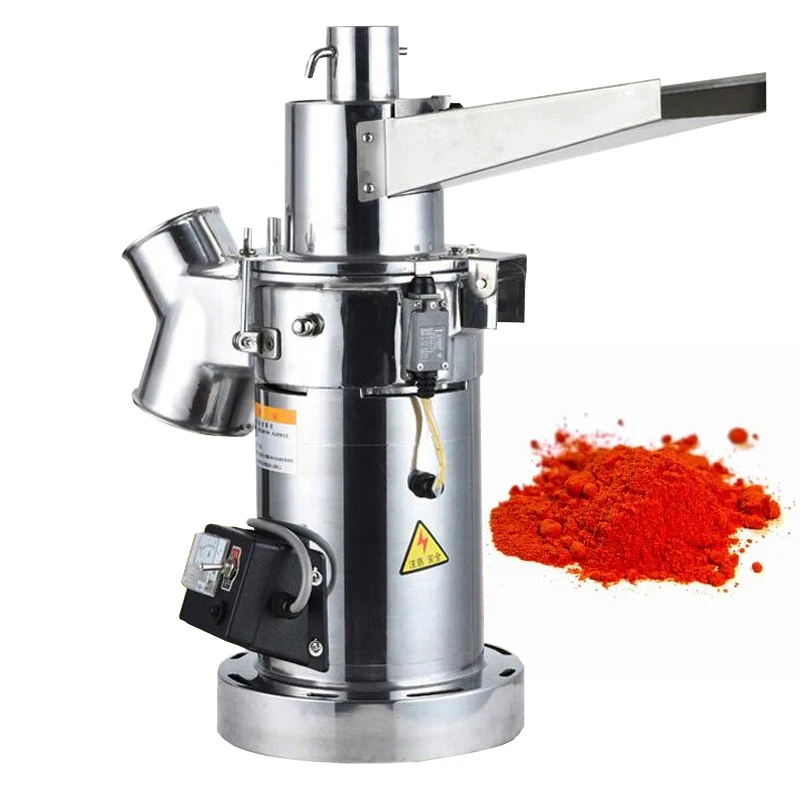 Stainless Steel Grain Grinder Electric Swing Type Food Crusher Household Grinder Powder Machine