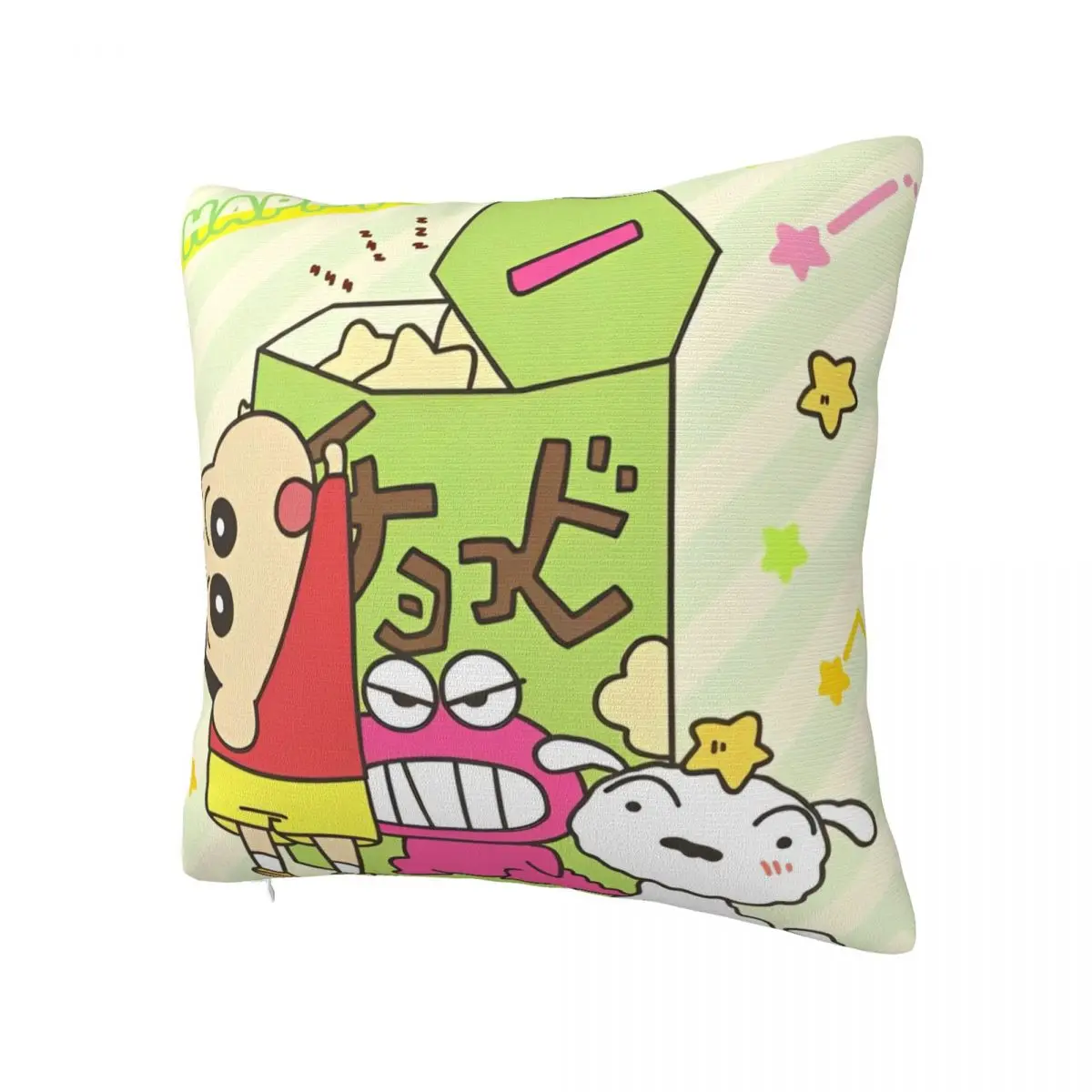 Crayon Shin-chan Kawaii Miniso Pillow Case Cushion Cover Square Pillow Cover Novelty Pillowcases For Wedding Party Home Decor