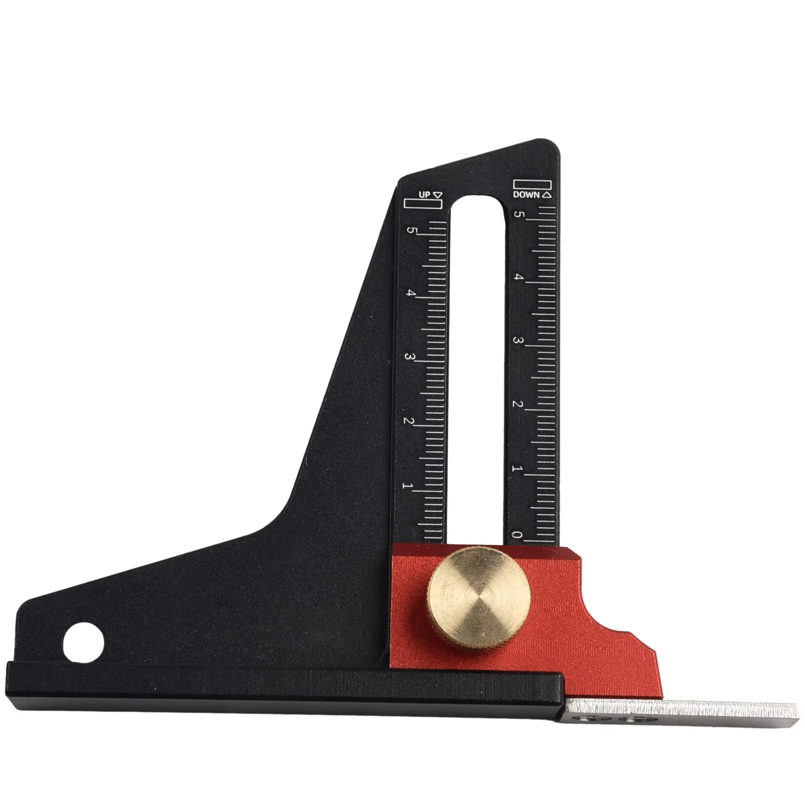 

Depth Measuring Height Gauge For Woodworking Tool Metric Scale Wear-resistant Aluminum Alloy Adjustment Brand New