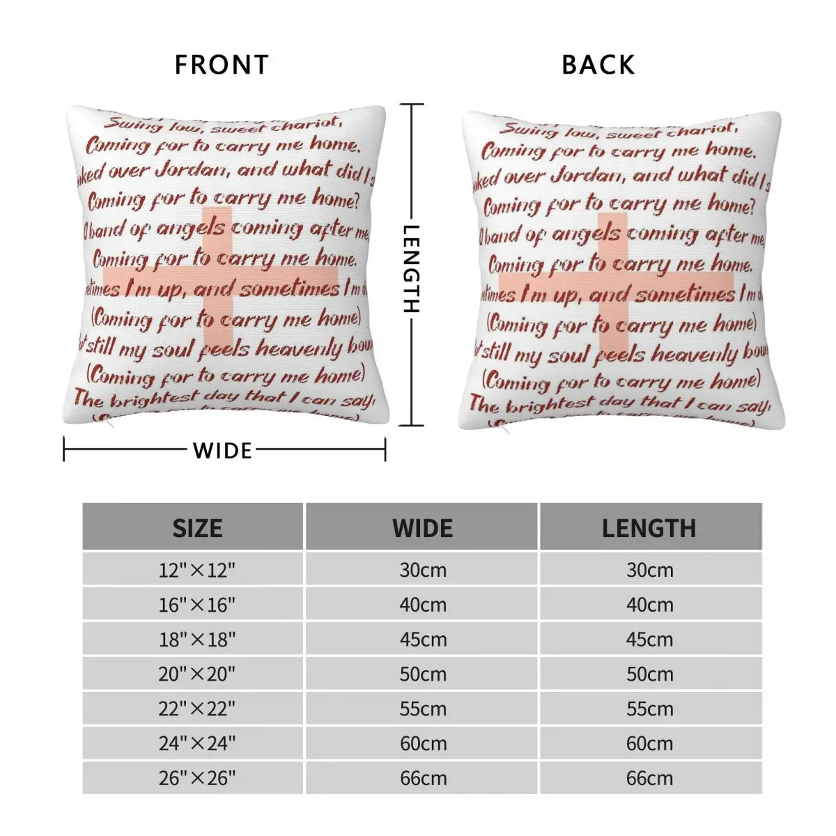 Swing Low Sweet Chariot Rugby Pillowcase Polyester Linen Velvet Printed Zip Decorative Sofa Seater Cushion Case 45x45