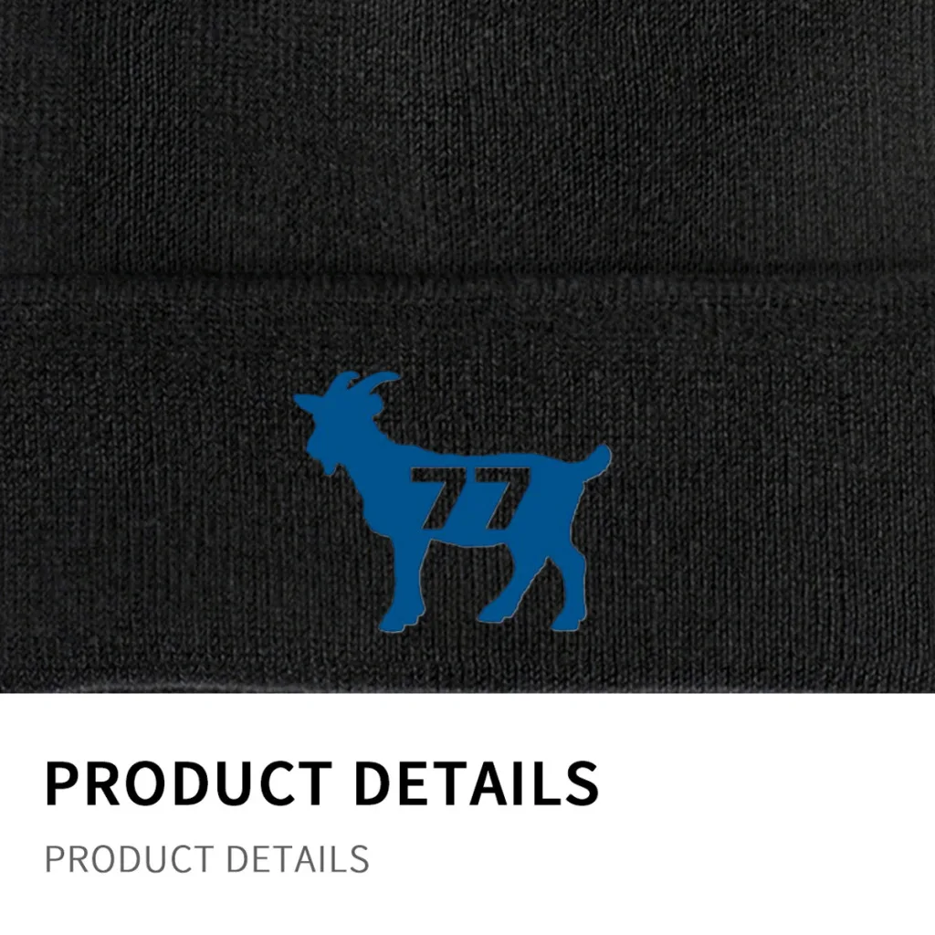 GOAT 77 Gorro de punto Gorro de invierno cálido para exteriores para hombres y mujeres