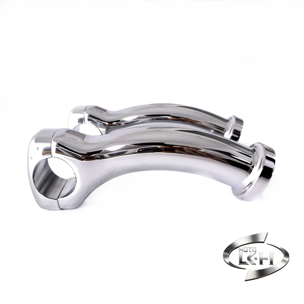 Kit de fixation de guidon de 6 pouces, compatible avec Harley Softail Heritage Classic Deluxe Fat boy Dyna Fat bob Fls Slim 1988-2024, barre de 1.25 pouces