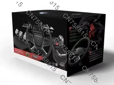 

For Truck Simulator PC Gaming Racing Simulation with Pedals，Force Feedback Steering Wheel