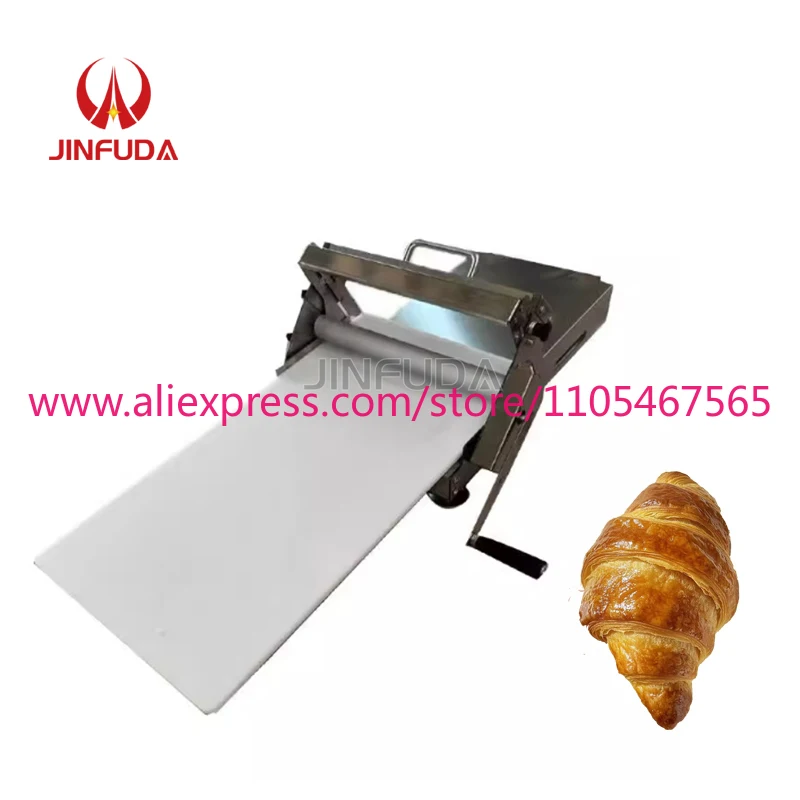 Manual noodle press for even noodle pressing, suitable for croissants and bread dough