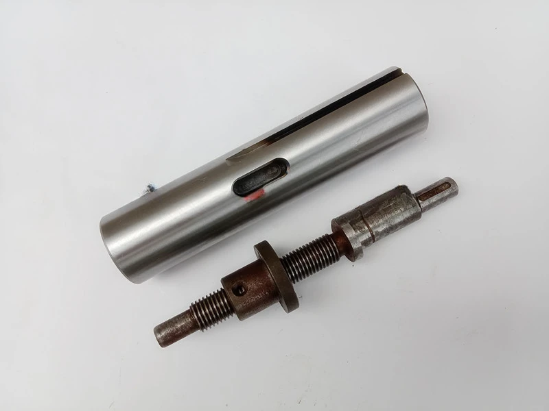 TCL6130A CL6130 Tailstock Spindle Sleeve Inside Hole Morse 3# OD 40*178mm Tail Screw Nut T16*2mm Lathe Accessories