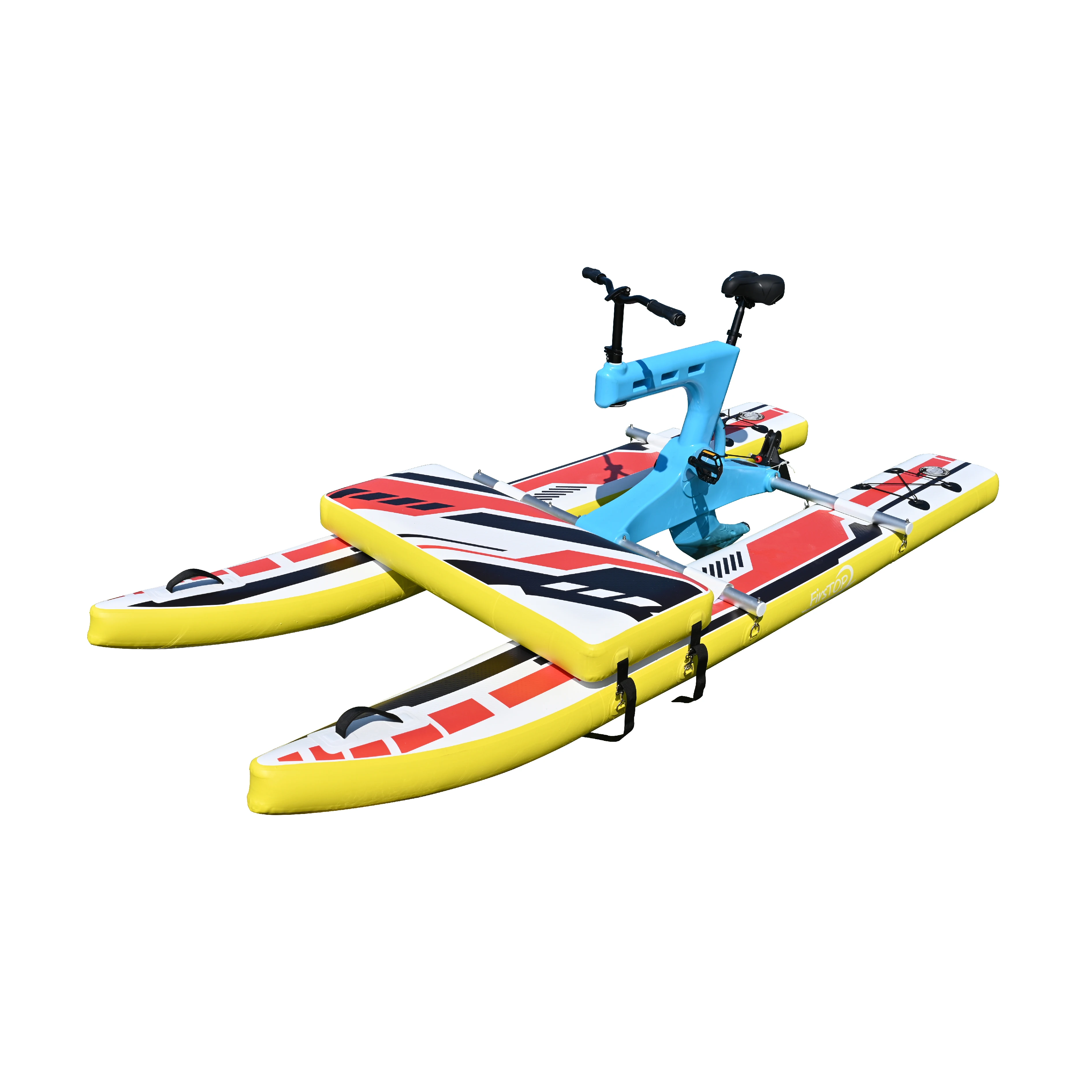 China Customized PVC High quality Pedal Inflatable Single Bike Adult Water Bike Pontoon for sale