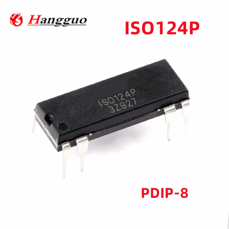 

2PCS/LOT ISO124P ISO124 DIP-8 Amplifier IC In-Line-DIP8 Precision Isolation Amplifier