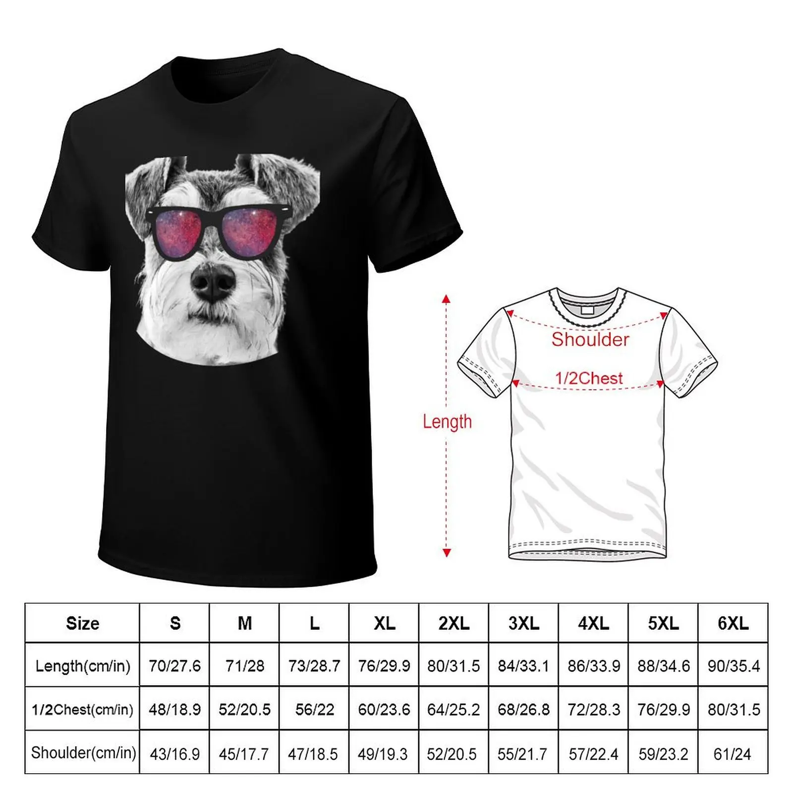 cool miniature schnauzer face portrait cute miniature schnauzer dog lover gift T-shirt for a boy mens graphic t-shirts anime