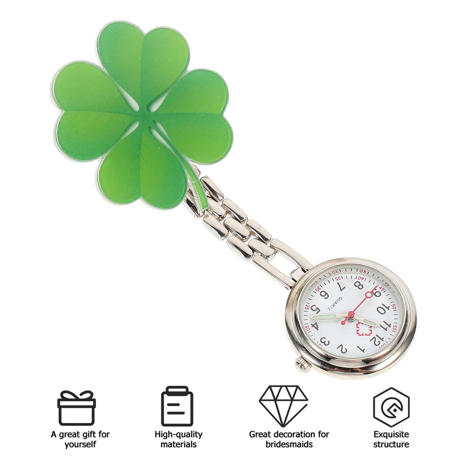 

1 pc Nurses Pocket Watch Premium Alloy Portable Durable Design For Elderly Nurse Gift Clip Chest