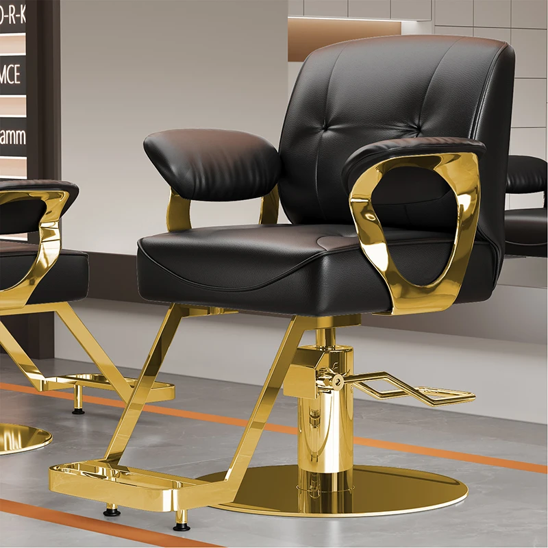 

Shampoo Luxury Barber Chair Makeup Waiting Barber Chair Hairdresser Styling Sillon De Barbero Profesional Hair Salon Furniture