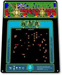 Wenyisign millepede Classic Arcade Marquee Game Room Wall Art Decor - 8 