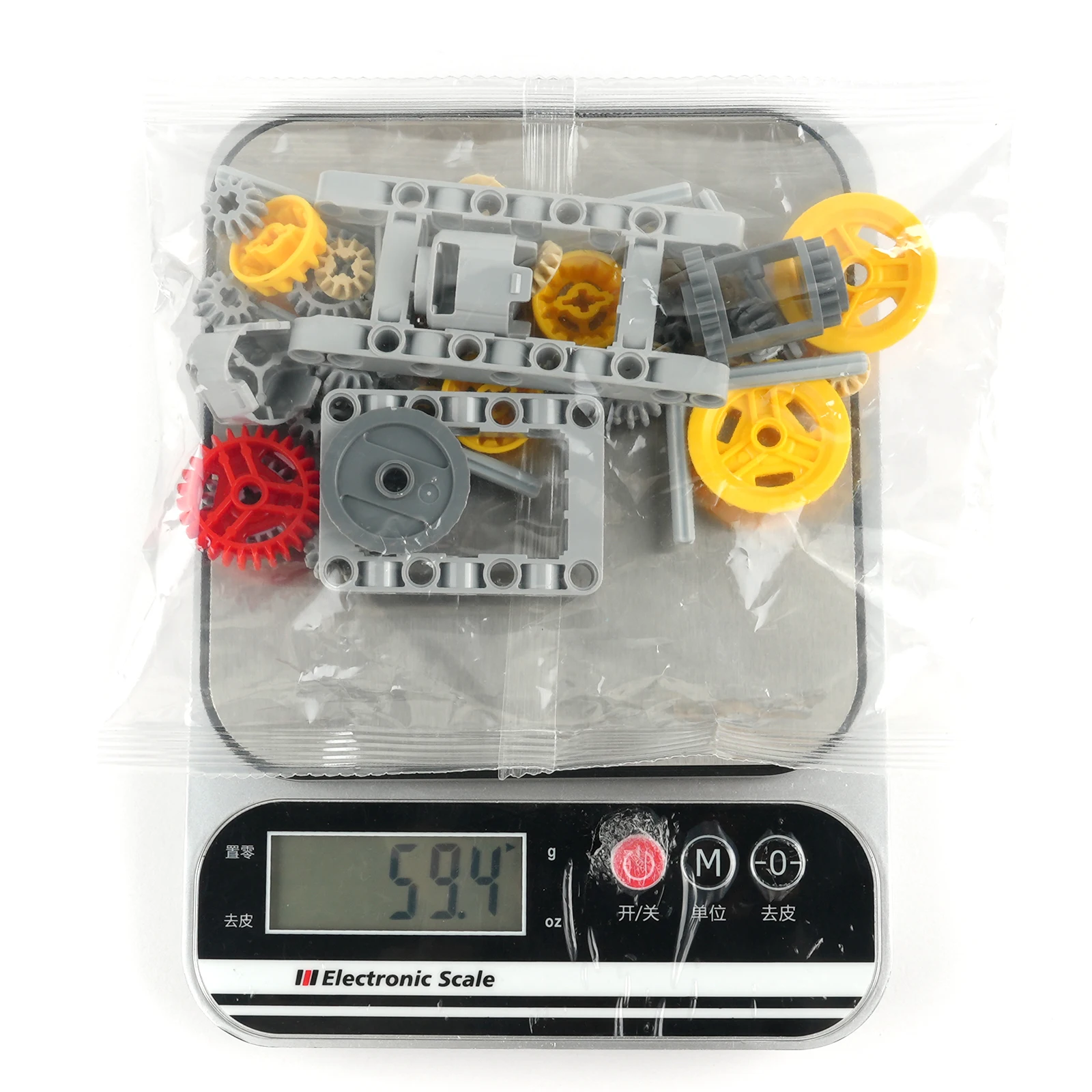 45PCS MOC 9in1 Versatile Differential Gear Set Technical Parts Frame Gears Shaft Hole Arm Building Blocks Compatible Major Brand