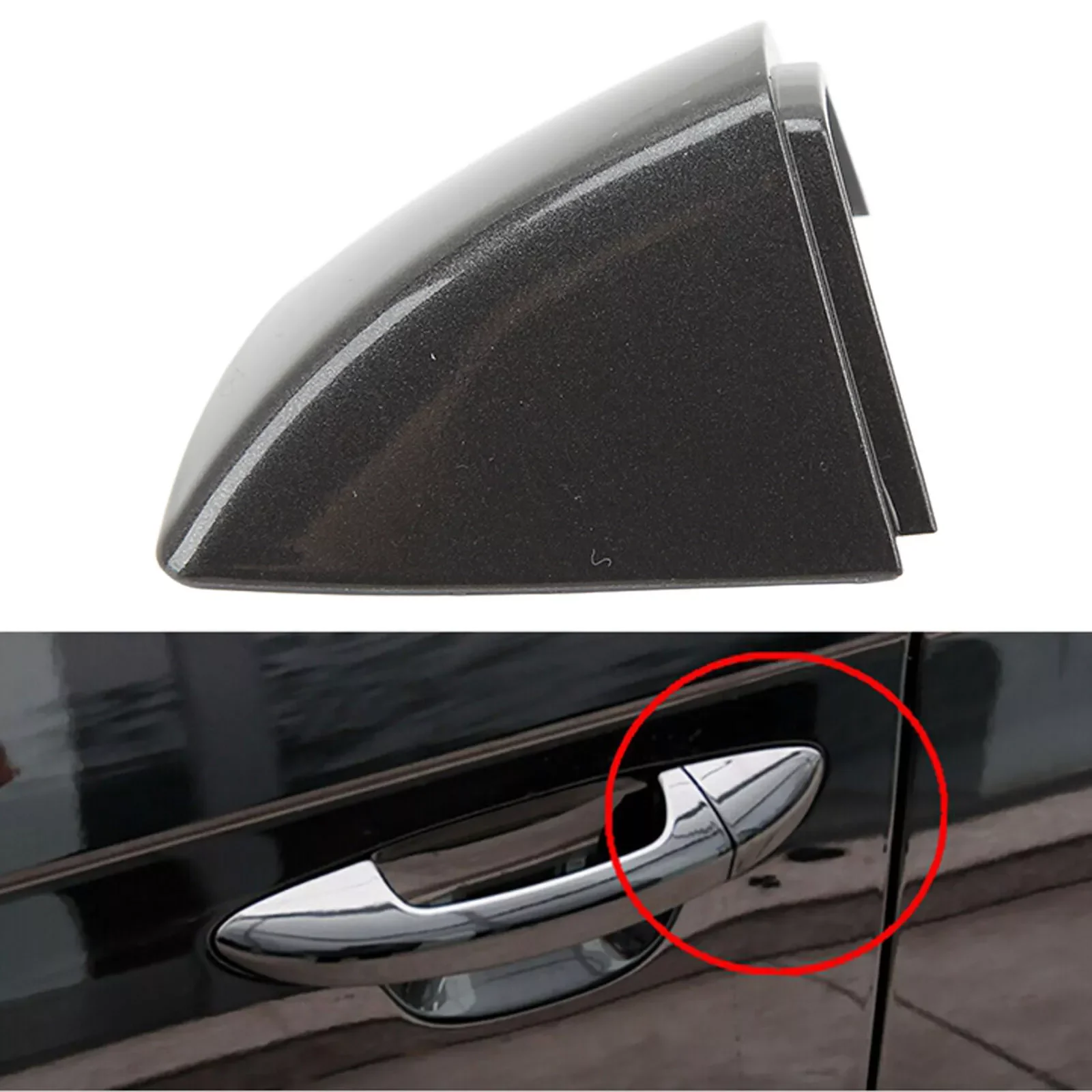 

FOR VW GOLF VI VII 6 7 MK6 MK7 1K8837879 FRONT LEFT DOOR EXTERIOR GRAB HANDLE COVER CAP