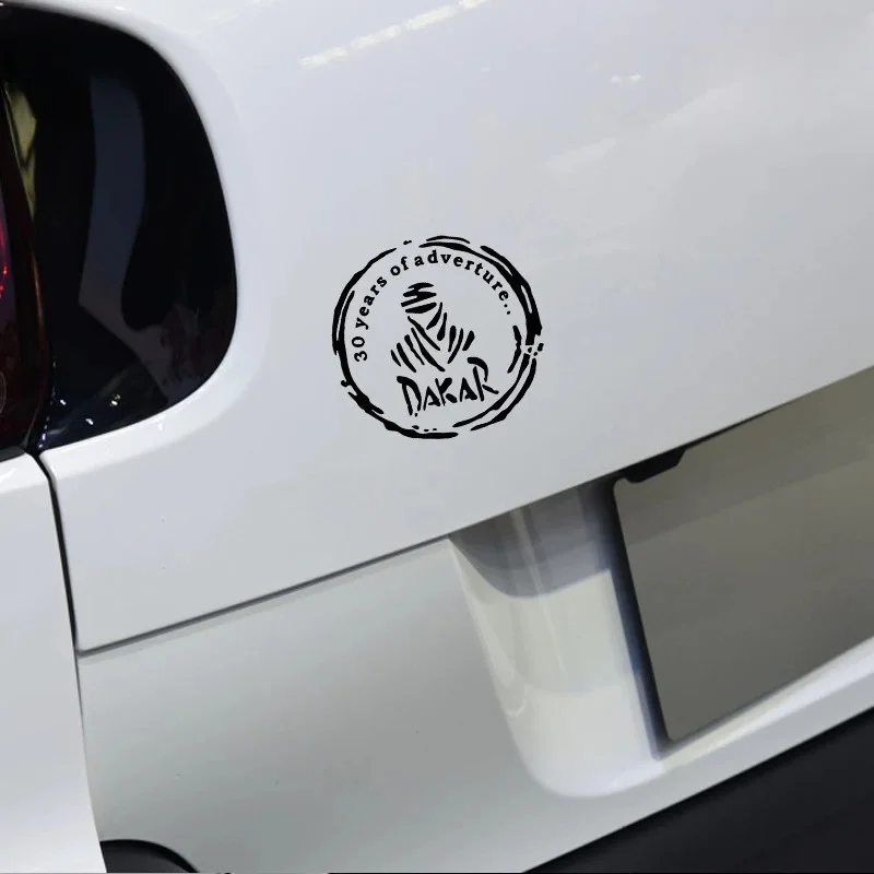 1PC Dakar Rally Waterproof Vinyl Sticker Car Motorcycle Decal Offroad Racing Fan Auto Tuning Bumper Window Exterior Decor view 3