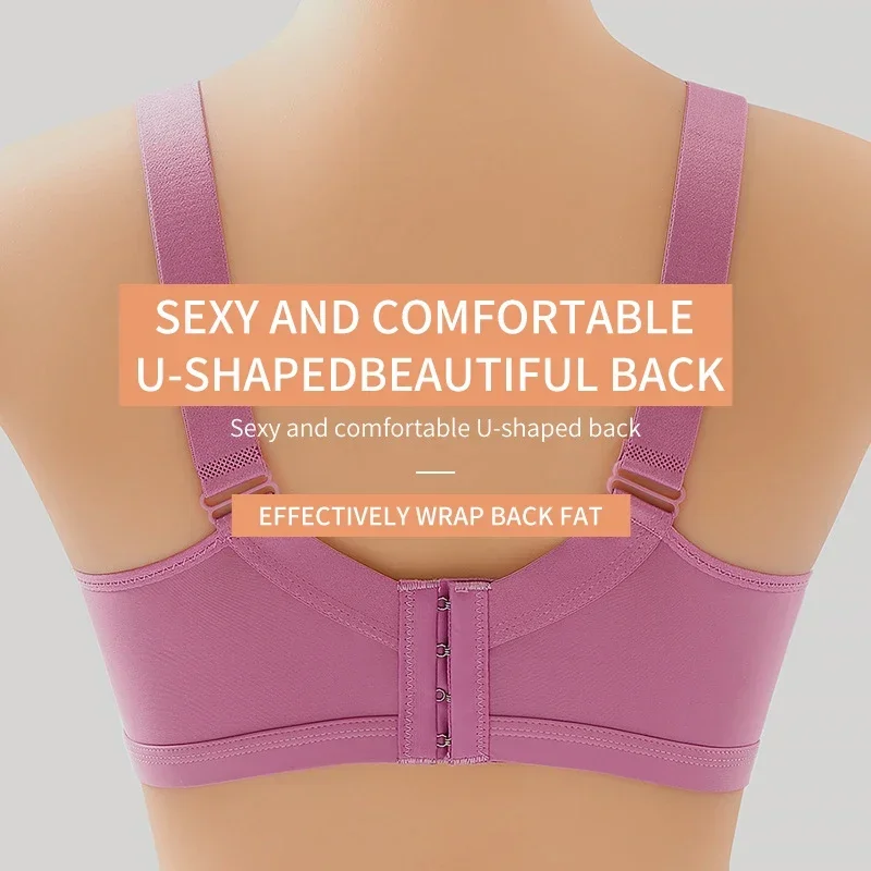 Large Size No Steel Ring Comfortable Women\'s Bra Sweat-absorbing Top Sexy Thin Mold Cup Soft Bras for Women Brasieres Para Mujer