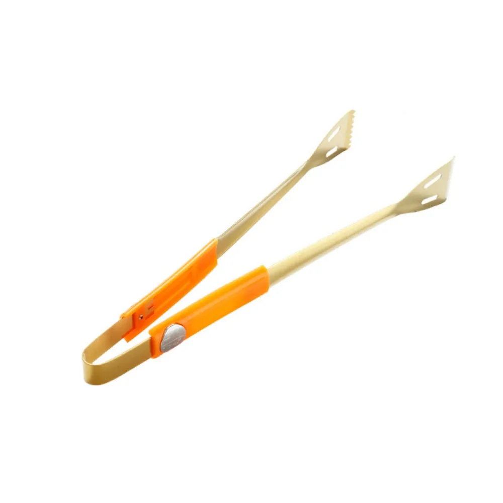 

Stainless Steel Food Tongs Shell Head Design Non-slip Handle Bread Clip Rust-proof Hollow Drain Pasta Clamp Party