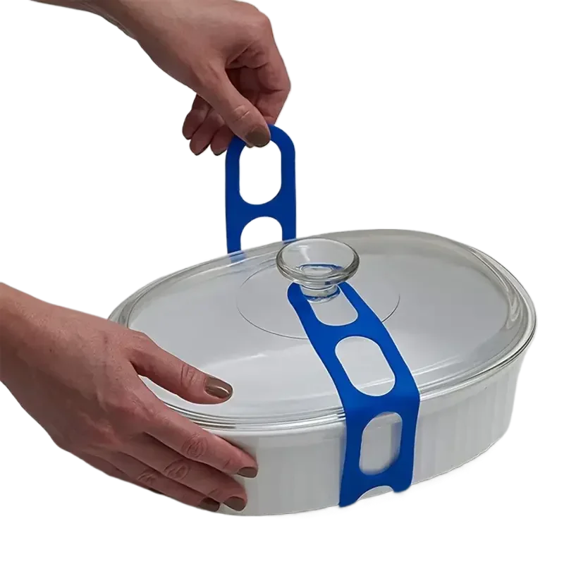 

2pcs Adjustable Silicone Lid Strap,Leak-Proof Suitable for Pots and Bowls - Perfect for Office,Camping,and Catering.