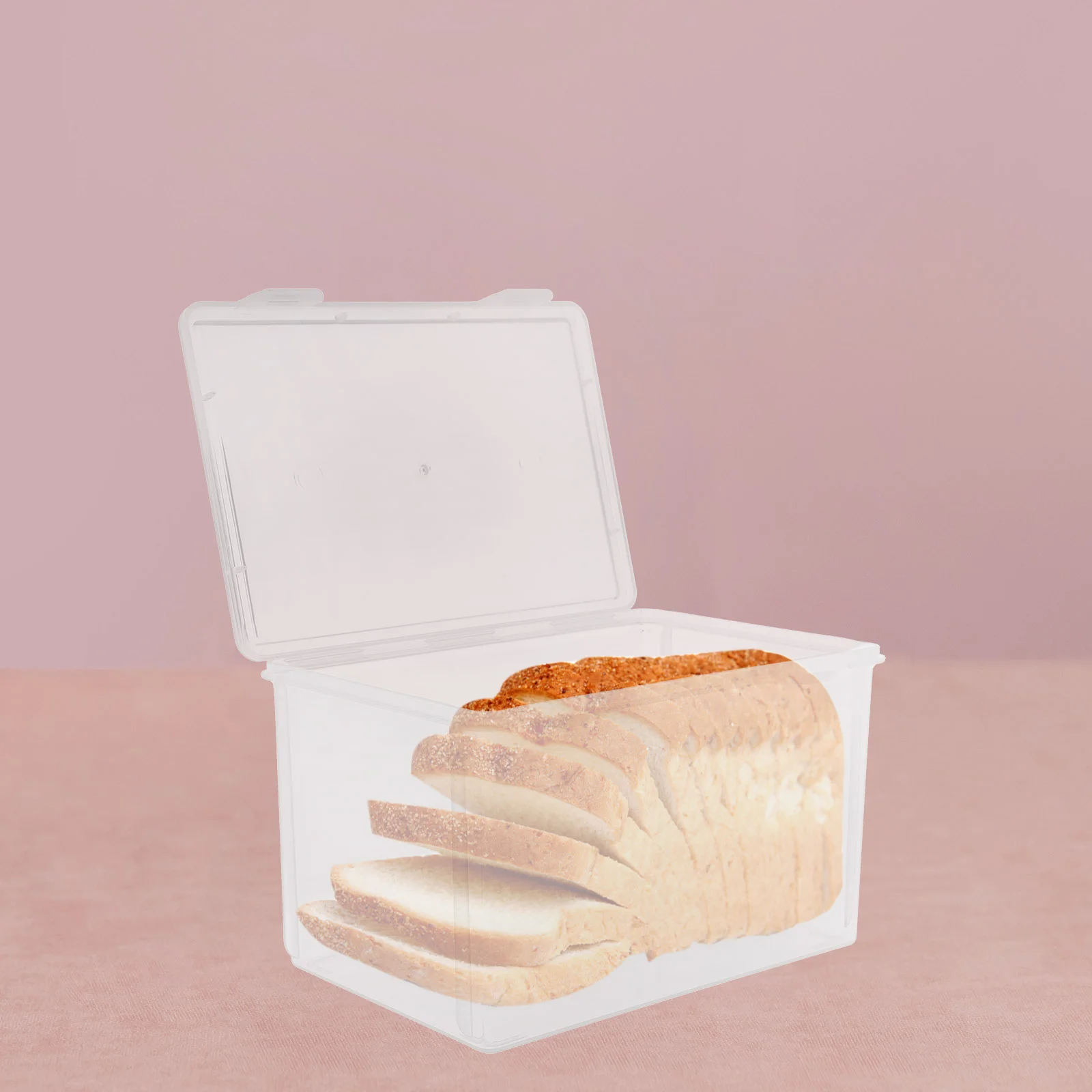 Japanese-style Bread Storage Box Rectangular Loaf Cake Container Plastic Sliced