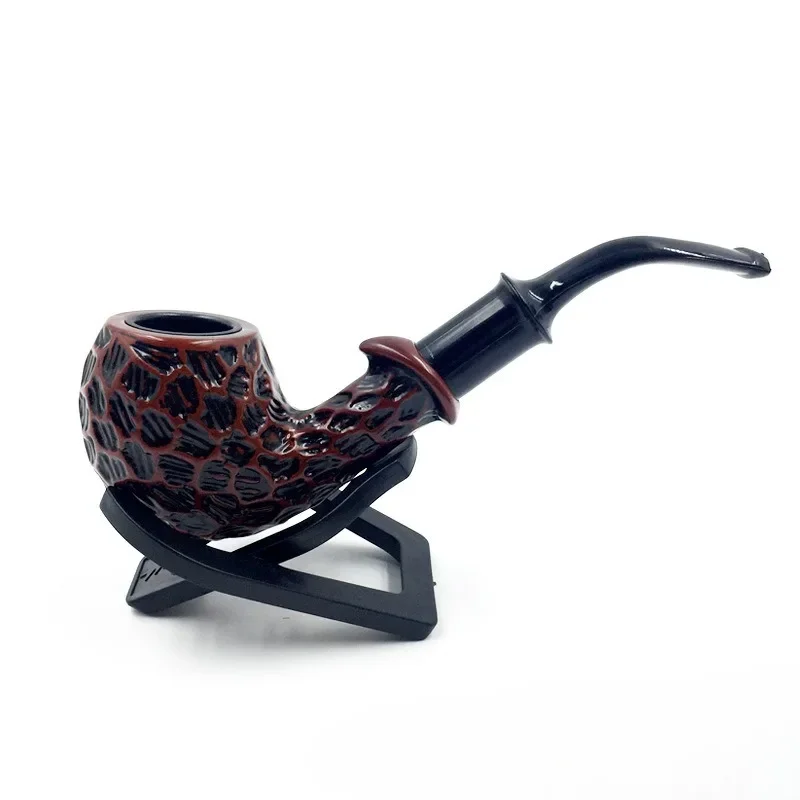 

1pcs Pipe Enchase Smoking Pipe Tobacco Cigarettes Cigar Pipes Portable Smoking Pipe Grinder Smoke Gifts