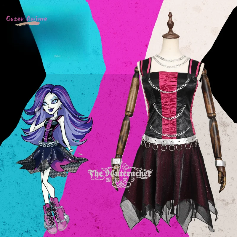 

Spectra Vondergeist Cosplay Costume Uniform Halloween Carnival Party Christmas Play Role Clothes Clothing