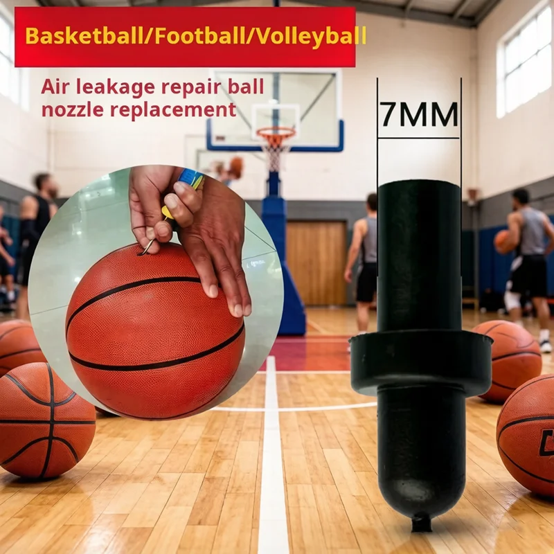 

Universal Ball Nozzle Valve Core 4PCS Air Leak Repair Replacement Inflatable Nozzle Basketball Football Volleyball Sports Balls