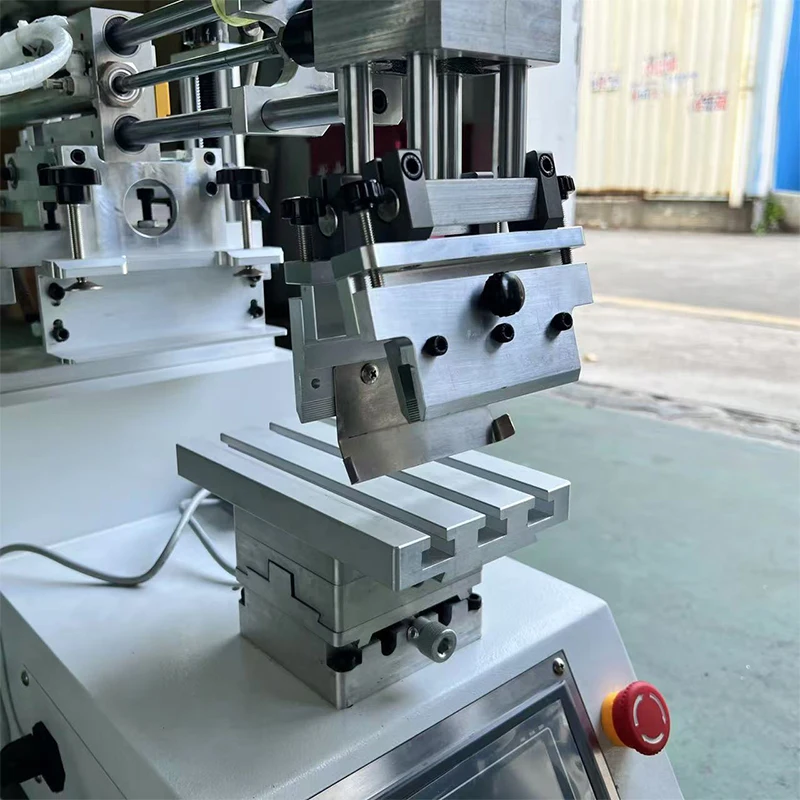 Hot Sale Semi-Automatic Desktop Screen Printing Machine New Condition for Mouse Pad Logo Small Diagonal Prints