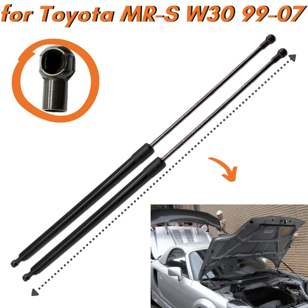 

Qty(2) Front Luggage Struts for Toyota MR-S W30 3rd 1999-2007 MR2 Roadster Gas Struts Springs Damper Shock Absorber Lift Support