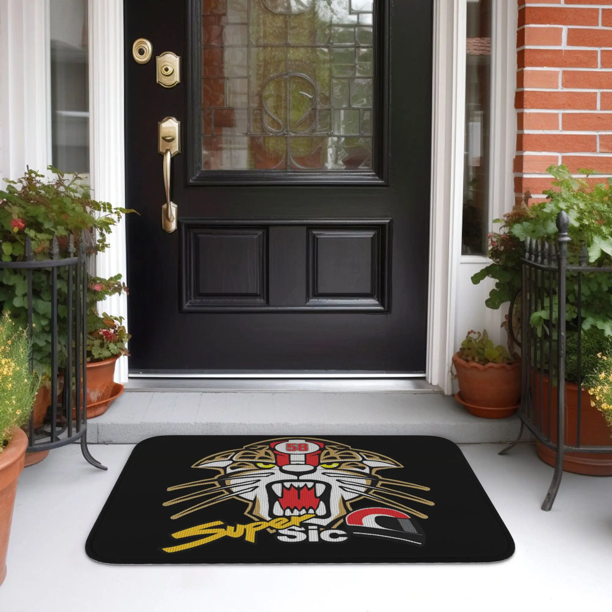 Marco Simoncelli 58 Super Sic Doormat Sand Scraping Carpet Rug Kitchen Entrance Home Floor Mat for Bathroom Footpad Mats