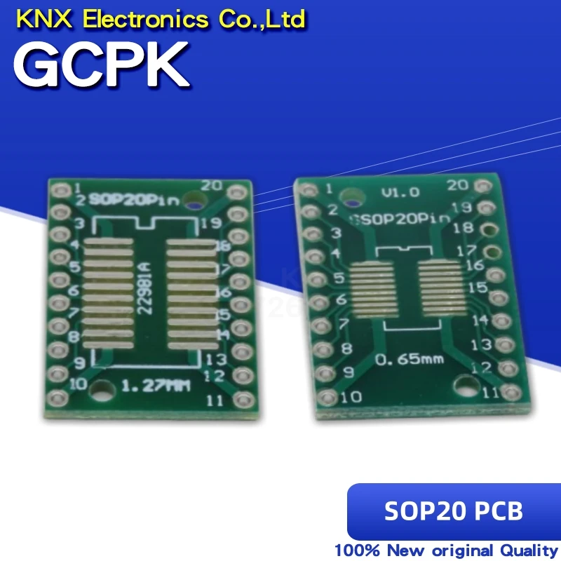 10PCS TSSOP20 SSOP20 SOP-20 SOP20 zu DIP20 PCB Transfer Board DIP Pin Board Pitch Adapter