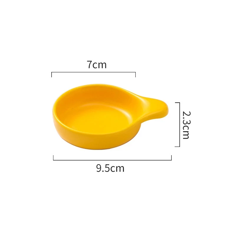 Japanese Ceramic Sauce Dish Seasoning Dish Condiment Dishes Sushi Soy Snack Home Bowl Mini Tray Tiny Bowl