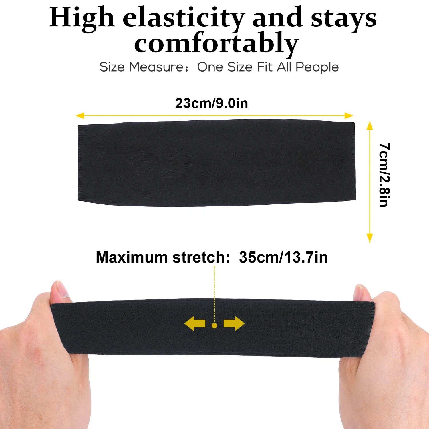 กีฬา Anti-Slip Headband น้ำหนักเบาโยคะวิ่งออกกำลังกายเหงื่อยิมขี่จักรยานบาสเกตบอลออกกำลังกายวงผมสาว