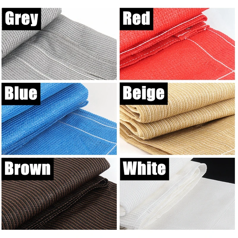 Telescopic Wave Sunshade HDPE Anti-UV Shading Net 0.9m Width Home Terrace Balcony Privacy Safety Fence Netting Canopy Shadow