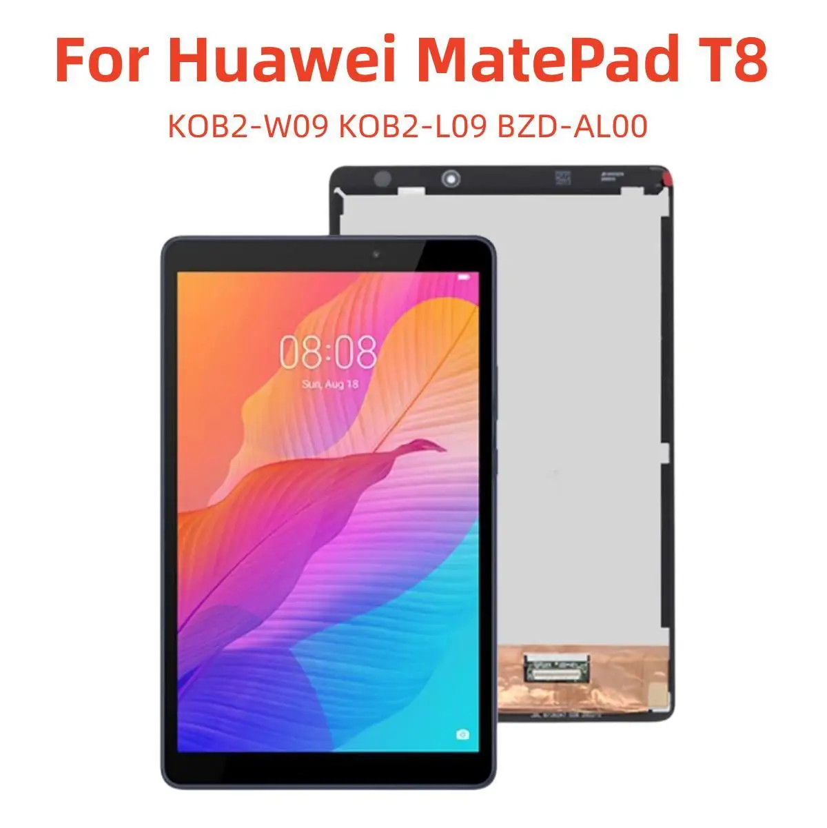 

Original For Huawei MatePad T8 C3 8.0 KOB2-W09 KOB2-L09 BZD-AL00 LCD Display Touch Screen Digitizer Assembly