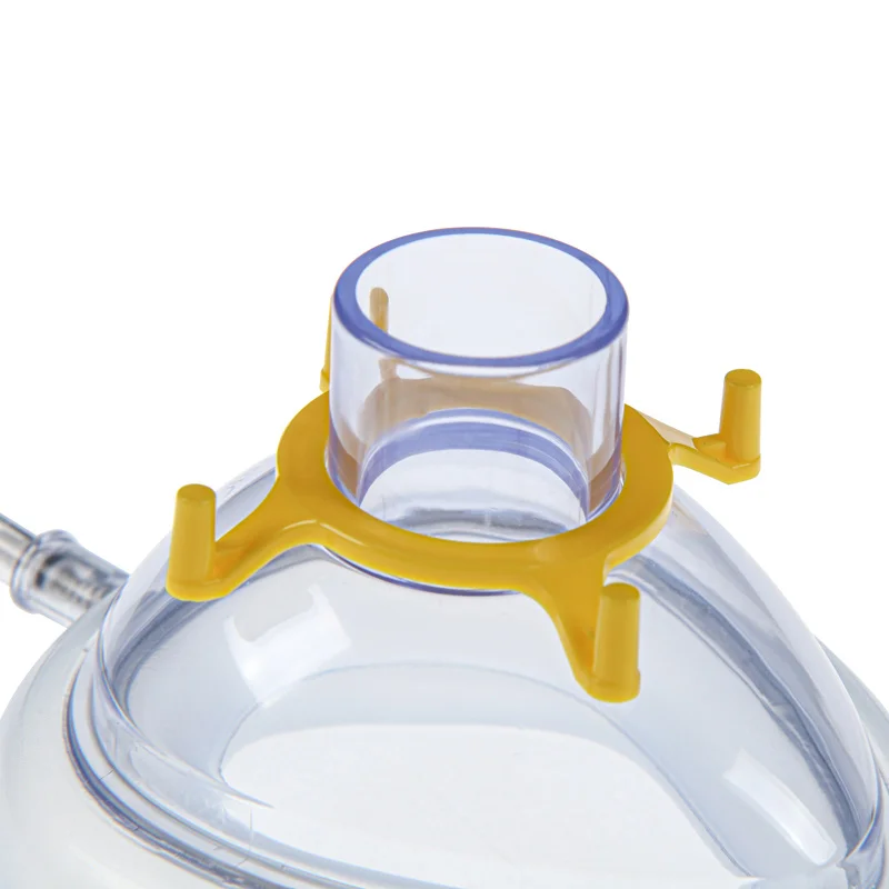 PVC Anesthesia Mask Sterilized Disposable Resuscitate Face Masks Single Package Whole Sale