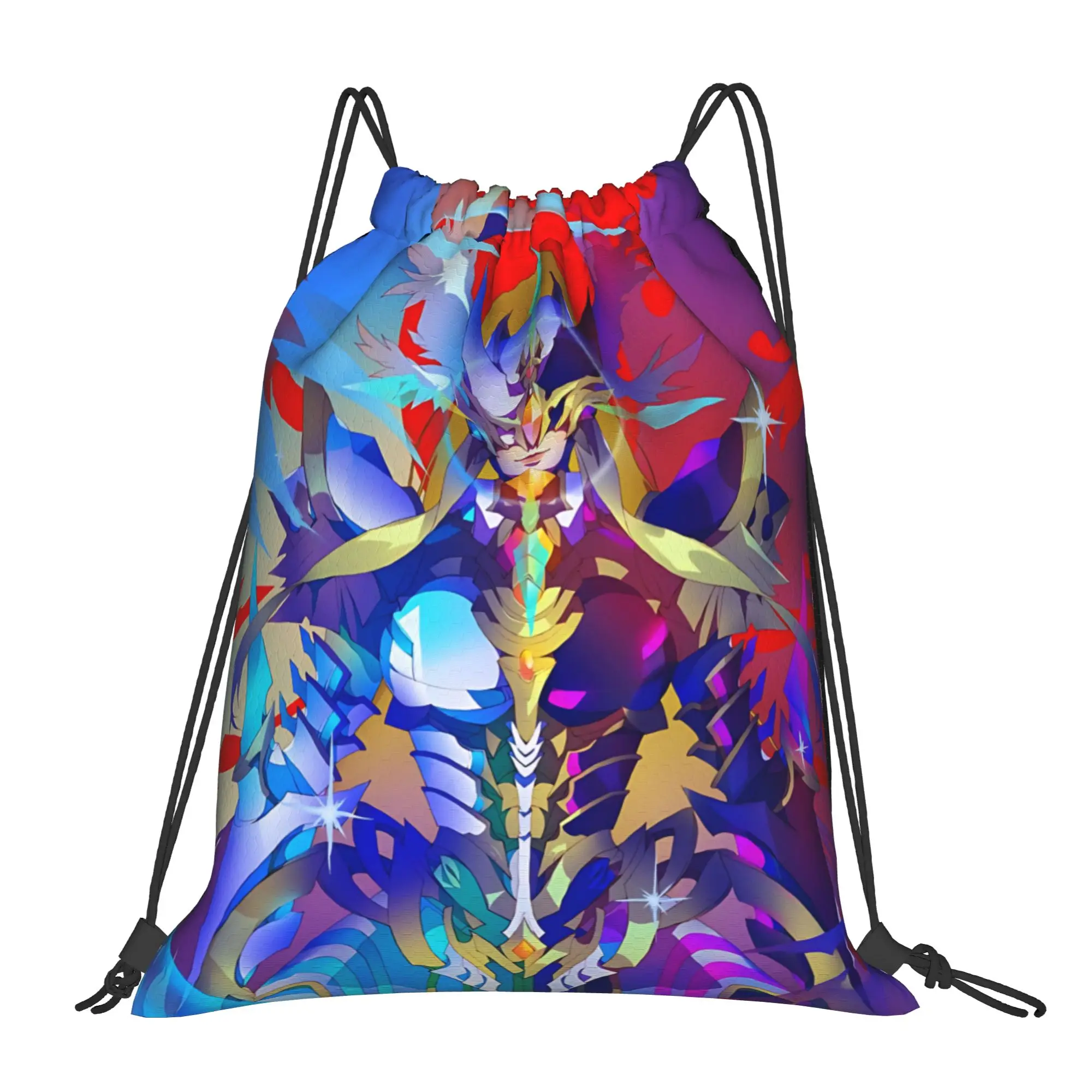 sports Pouch Digital Monster  Portable Sports Drawstring Bags Riding Backpack Gym Clothes Storage Backpacks