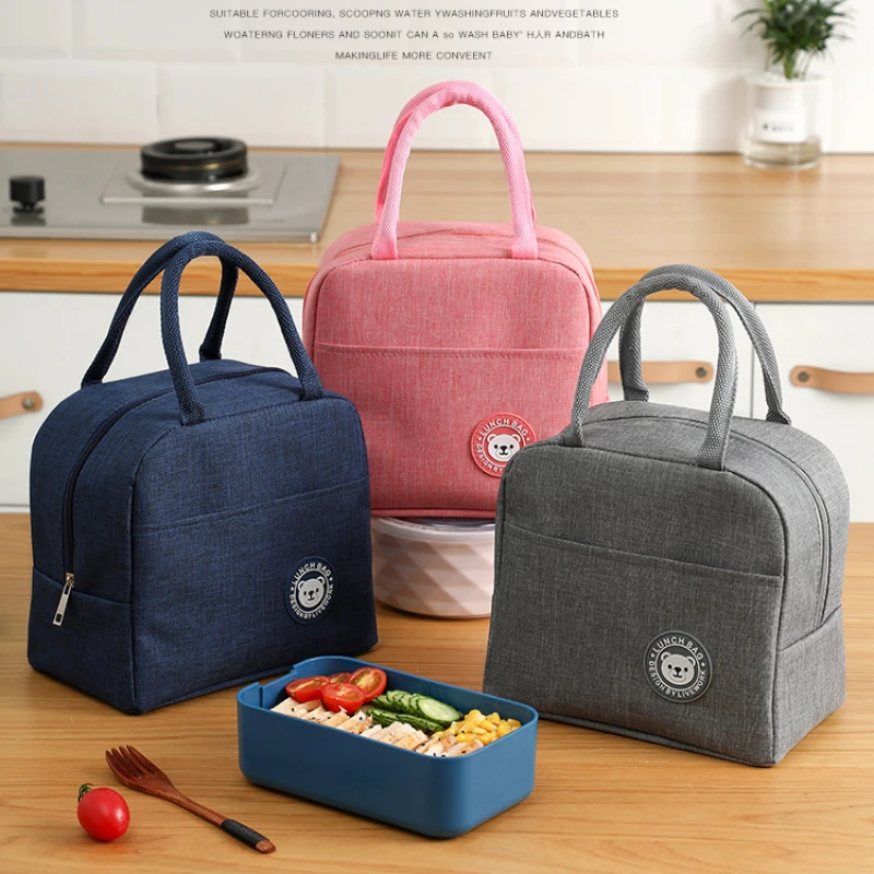 Large Capacity Cooler Bag Waterproof Oxford Portable Zipper Thermal Lunch Bags Insulated Freezer Bag Camping Picnic Bag