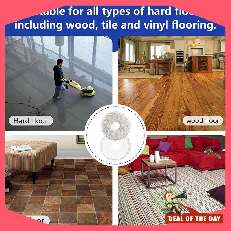 ملحقات مسح الملابس لـ Dreame L20 Ultra، منظف لـ Dreame L10s Ultra، وسادة ممسحة مبللة من الألياف الدقيقة قابلة للغسل