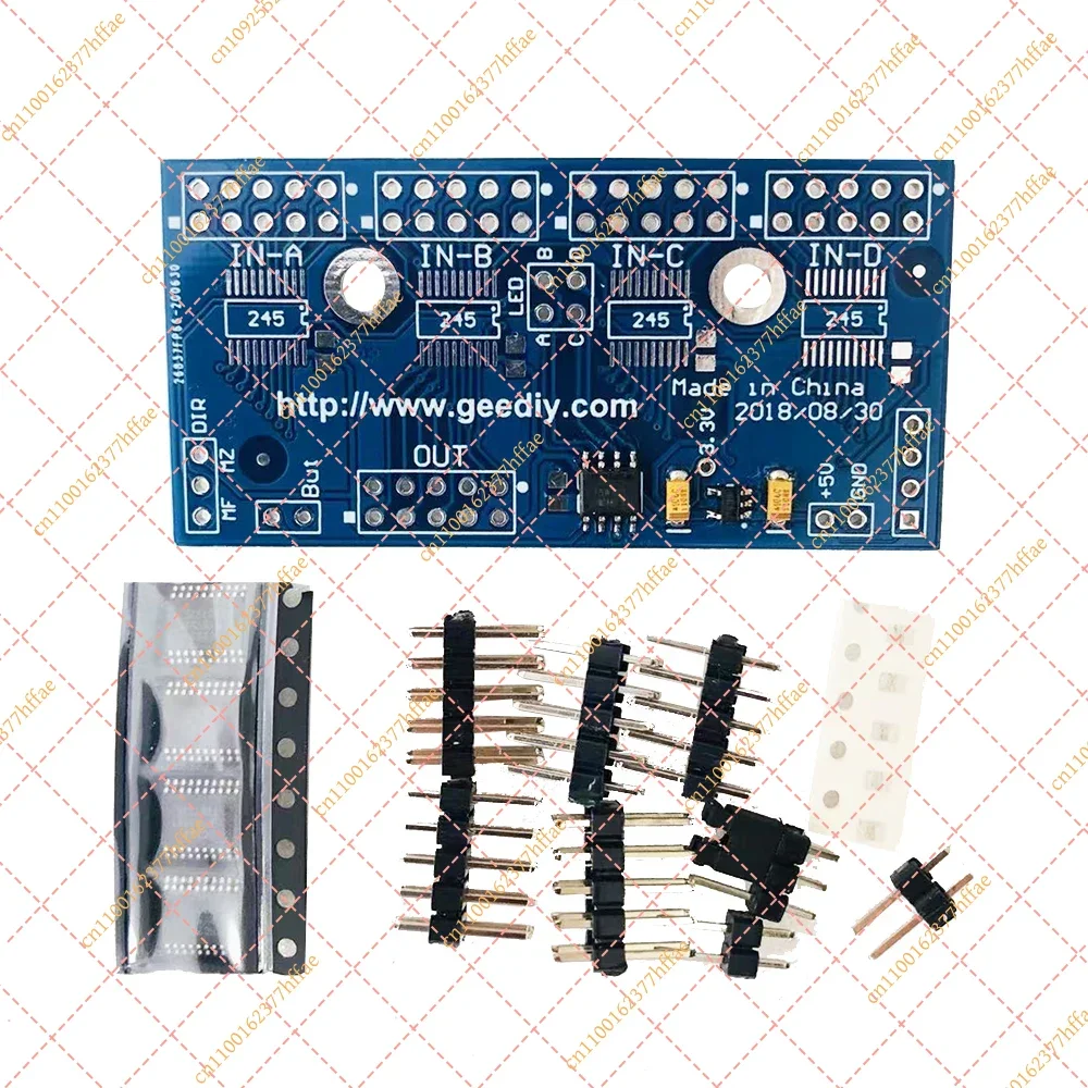 JY Four channel audio I2S/IIS switching module, bidirectional version, 4-way selection of 1 or 1 in 4 out