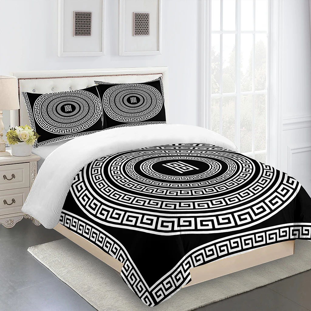 

Abstract Boho Vintage Geometric On Sale Quilt Cover 3Pcs King Full Size Duvet Cover Bedding Linen Set Bedspread 200x200 240x220