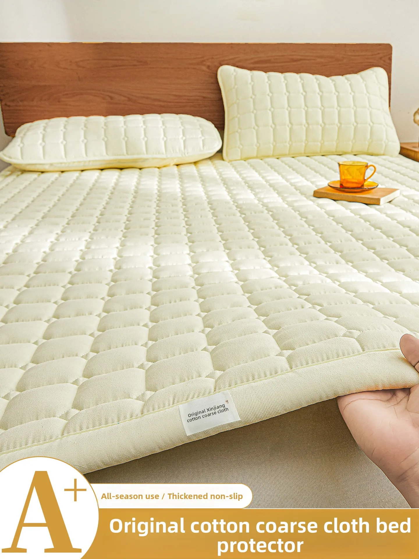 modern-simple-style-bedding-soft-pad-thin-mattress-anti-slip-linen-bedroom-dormitory-single-cotton-hard-cotton-core-mattress