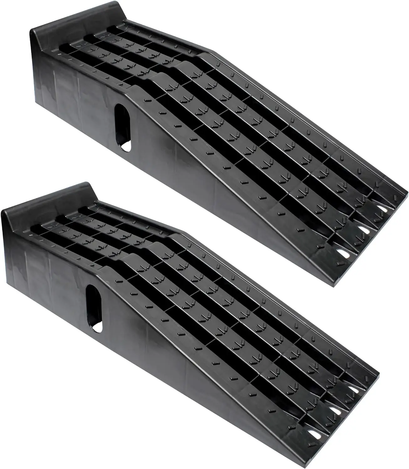 BISupply Vehicle Service Ramp Set – 6.3in Car Lift 2 Ton Heavy Duty Truck Ramps for Vehicle Maintenance, 2 Pack