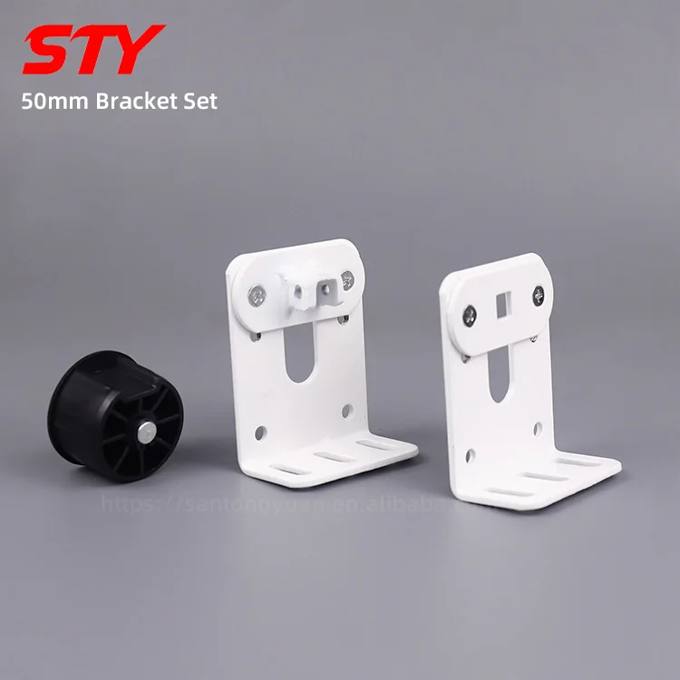 

10 шт., заводская распродажа, 50 мм, моторизованные рулонные жалюзи, кронштейн, железная труба, аксессуары для труб для современного офиса, умный электронный тип