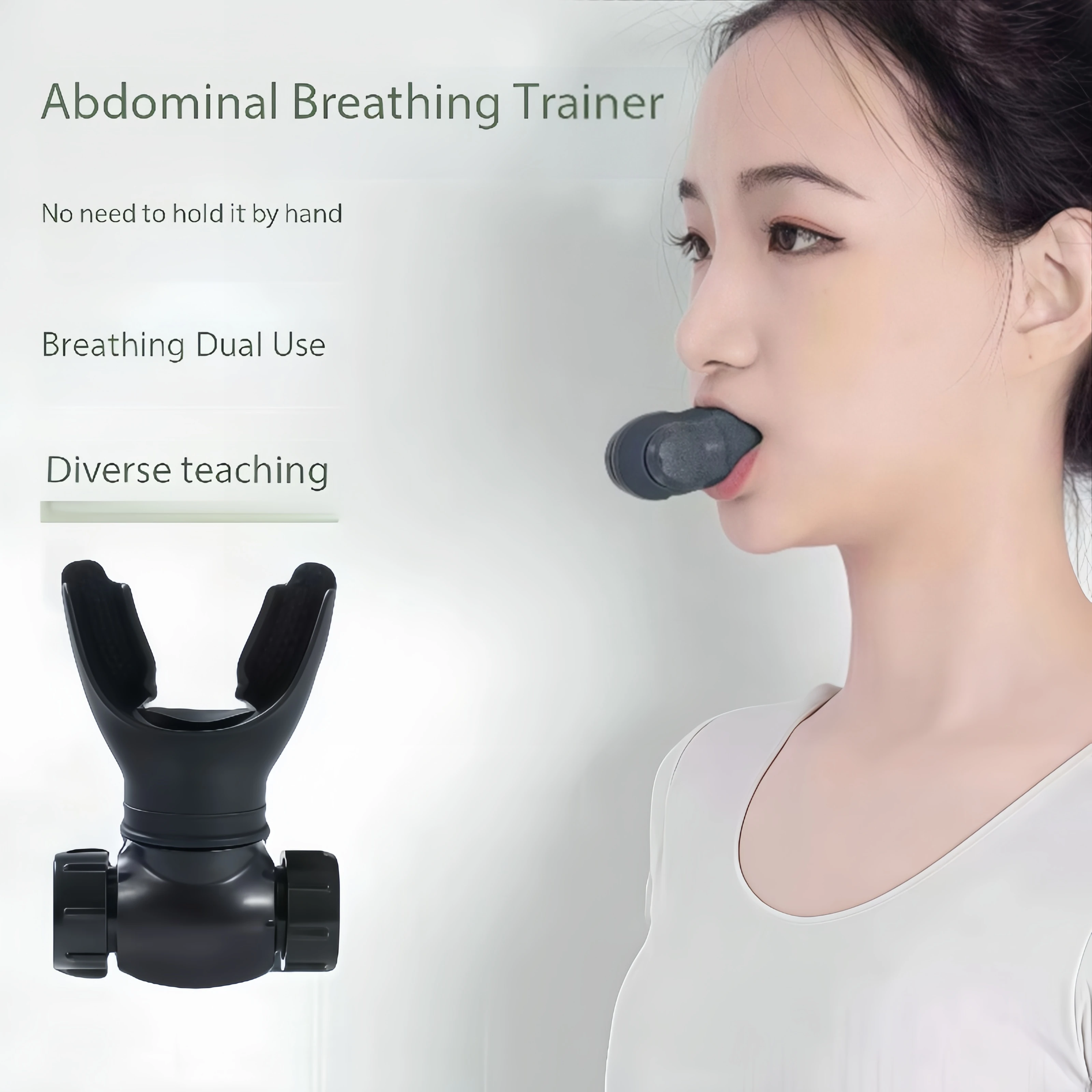 

Портативная ручка тренажера для брюшного пресса с легким эффектом улучшает оборудование выносливости, тренажер для дыхания с регулируемой интенсивностью.