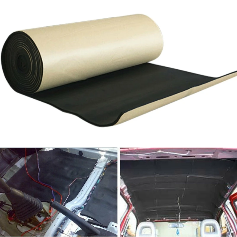 

Car Sound Deadening Mat, Butyl Automotive Sound Deadener, Noise Insulation and Dampening 79''x20'' X37F