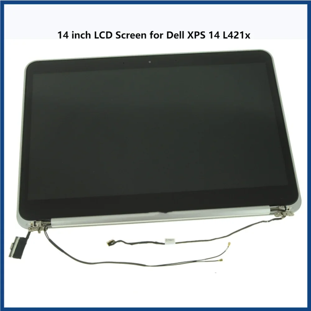 14 inch LCD Screen for Dell XPS 14 L421x Laptop Display Full Assembly Upper Part HD 1366x768