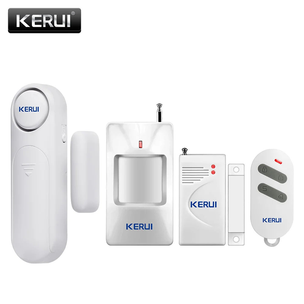 KERUI D121 Burglar Security Alarm System Protection Alarm Wireless Door Sensor Vibration Detector Shock Sensor